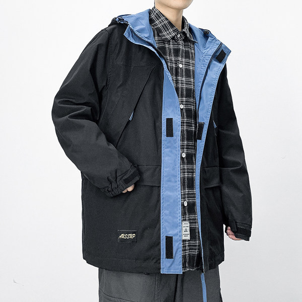 Χειμερινό ανδρικό μπουφάν μεσαίου μήκους