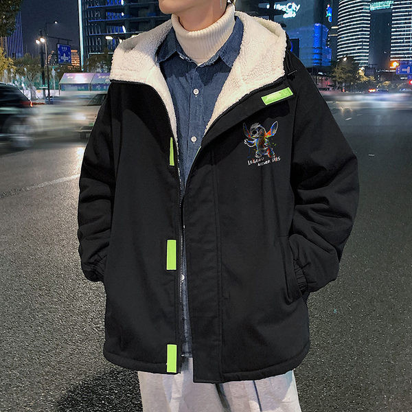 Ležerna muška jakna s aplikacijom