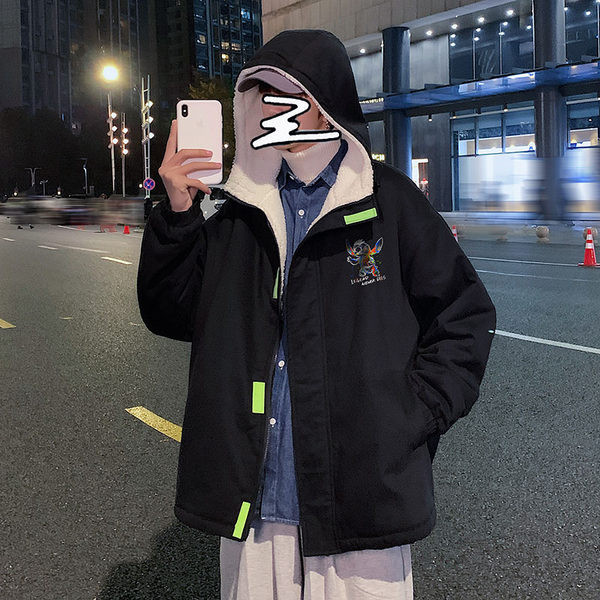 Ležerna muška jakna s aplikacijom