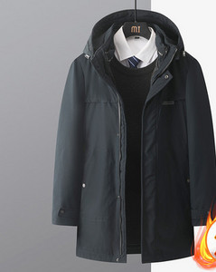 Χειμερινό μπουφάν για άνδρες με φερμουάρ