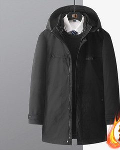 Χειμερινό μπουφάν για άνδρες με φερμουάρ