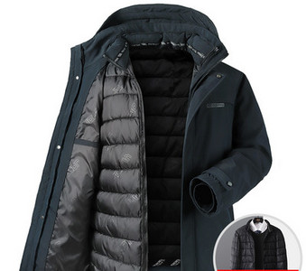 Χειμερινό μπουφάν για άνδρες με φερμουάρ