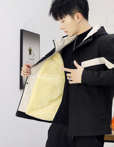 Ανδρικό μπουφάν νέου μοντέλου με κουκούλα