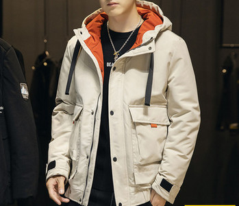 Ανδρικό χειμερινό μπουφάν με κουκούλα - διάφορα μοντέλα