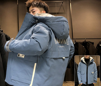 Ανδρικό χειμερινό μπουφάν με κουκούλα - διάφορα μοντέλα