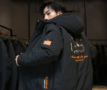 Ανδρικό χειμερινό μπουφάν με κουκούλα - διάφορα μοντέλα