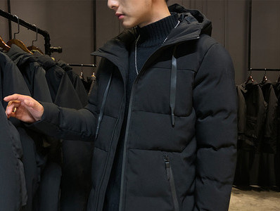 Ανδρικό χειμερινό μπουφάν με κουκούλα - διάφορα μοντέλα