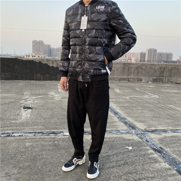 Ανδρικό σακάκι φθινόπωρο-χειμώνα με μοτίβο καμουφλάζ