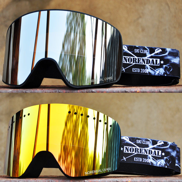 Dviejų sluoksnių slidinėjimo akiniai vyrams ir moterims, nerasojantys