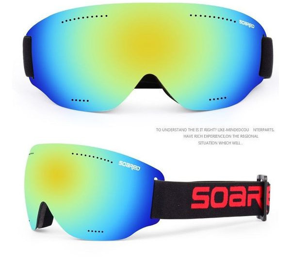 Γυαλιά σκι για άνδρες και γυναίκες αντι-ομίχλη