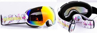 Παιδικά γυαλιά σκι με χρωματιστούς φακούς για κορίτσια και αγόρια