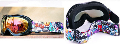 Παιδικά γυαλιά σκι με χρωματιστούς φακούς για κορίτσια και αγόρια