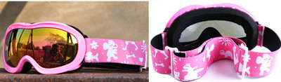 Παιδικά γυαλιά σκι με χρωματιστούς φακούς για κορίτσια και αγόρια