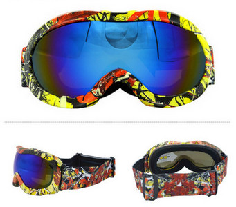 Γυαλιά σκι και snowboard με χρωματιστούς φακούς