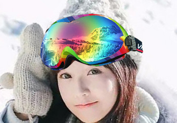 Γυαλιά σκι και snowboard με χρωματιστούς φακούς