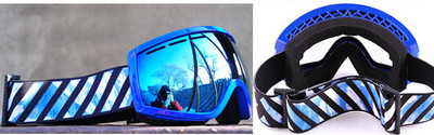 Ochelari de schi dublu strat cu lentile oglinzi, anti-aburire