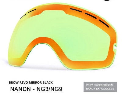 Ski and snowboard goggles with interchangeable plates, suitable for any weather