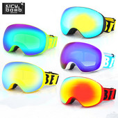 Unisex μοντέλα γυαλιά σκι με καθρέφτες φακούς