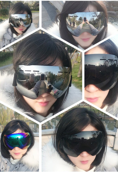 Skijaške i snowboard naočale sa zrcalnim staklima, protiv magljenja