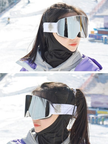 Γυναικεία γυαλιά μάσκα για σκι / σνόουμπορντ αντι-ομίχλης 