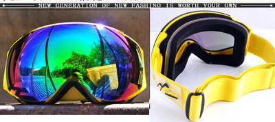 Σφαιρικά γυαλιά ομίχλης  αντιανεμικά με προστασία UV, κατάλληλα για χρήση με γυαλιά συνταγής