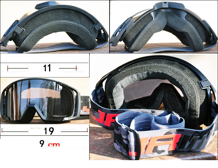 Σφαιρικά γυαλιά ομίχλης  αντιανεμικά με προστασία UV, κατάλληλα για χρήση με γυαλιά συνταγής