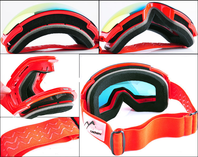 Σφαιρικά γυαλιά ομίχλης  αντιανεμικά με προστασία UV, κατάλληλα για χρήση με γυαλιά συνταγής