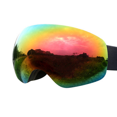 Μάσκα για σνόουμπορντ και σκι, με καθρέφτες φακούς, κατάλληλη για χρήση με γυαλιά συνταγής