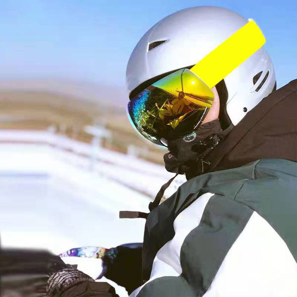 Μάσκα για σνόουμπορντ και σκι, με καθρέφτες φακούς, κατάλληλη για χρήση με γυαλιά συνταγής