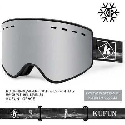 Μοντέλο γυαλιά σκι Unisex, αντιθαμβωτικό - UV400