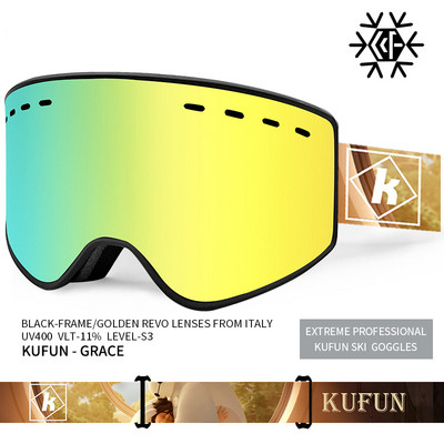 Μοντέλο γυαλιά σκι Unisex, αντιθαμβωτικό - UV400