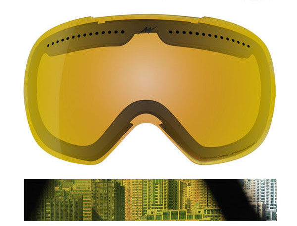 Ochelari de schi și snowboard pentru vedere pe timp de noapte și lentile interschimbabile