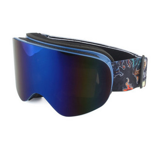 Γυαλιά σκι / snowboard με ομίχλη και άνεμο με σφαιρικό σχεδιασμό και φακό νυχτερινής όρασης