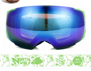 Γυαλιά σκι  ομίχλης με σφαιρικό σχεδιασμό και προστασία από υπεριώδη ακτινοβολία