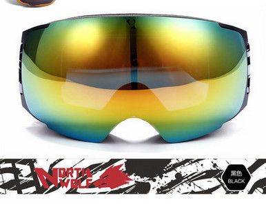 Γυαλιά σκι  ομίχλης με σφαιρικό σχεδιασμό και προστασία από υπεριώδη ακτινοβολία