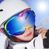 Χρωματιστά γυαλιά σκι κατάλληλα για αγόρια και κορίτσια