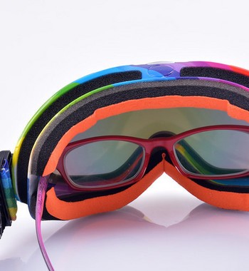 Χρωματιστά γυαλιά σκι κατάλληλα για αγόρια και κορίτσια 