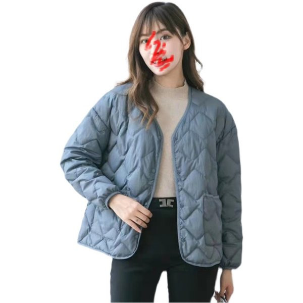 Ženska jakna na gumbe i špic izrez - više boja