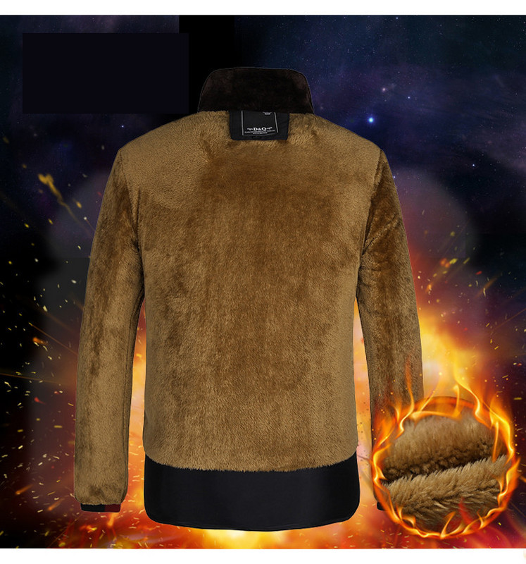 Muška zimska jakna s toplom postavom i kapuljačom