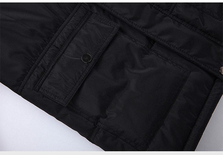 Muška zimska jakna s toplom postavom i kapuljačom