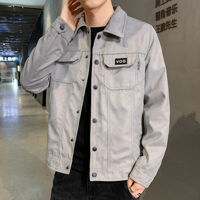 Ανδρικό μπουφάν casual με κουμπιά - διάφορα μοντέλα