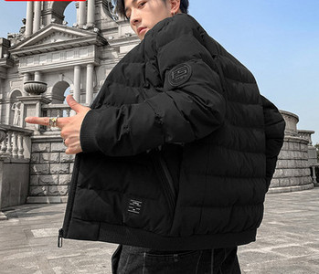 Ανδρικό καθημερινό χειμερινό μπουφάν με κουμπιά