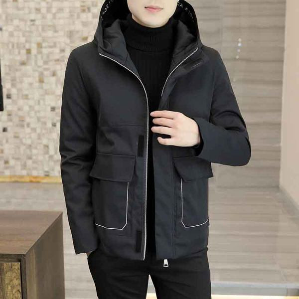 Novi model muške jakne sa kapuljačom i džepovima