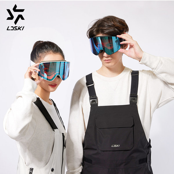 Γυαλιά σκι / snowboard με αφαιρούμενες πλάκες, αντιθαμβωτικά