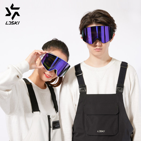 Γυαλιά σκι / snowboard με αφαιρούμενες πλάκες, αντιθαμβωτικά