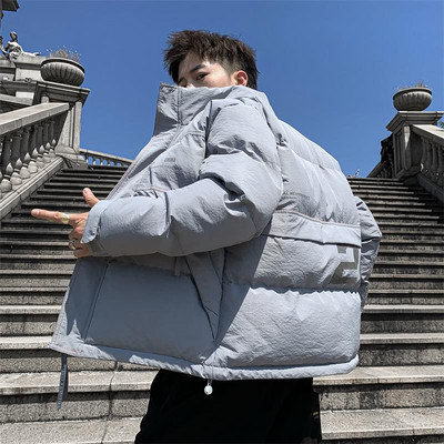 Μοντέρνο ανδρικό μπουφάν με κουμπιά και τσέπες - αρκετά μοντέλα