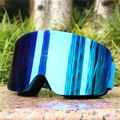 Slidinėjimo akiniai vyrams ir moterims nuo rasojimo, atsparūs vėjui, tinkami dėvėti su receptiniais akiniais