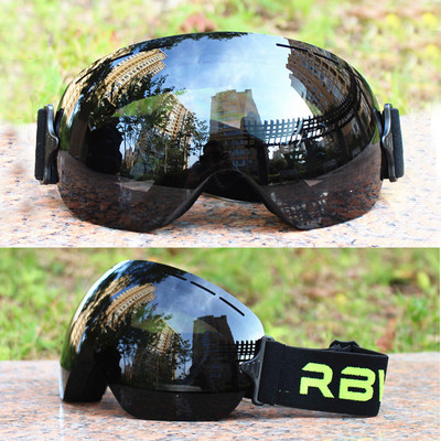 Slidinėjimo akiniai vyrams ir moterims nuo rasojimo, atsparūs vėjui, tinkami dėvėti su receptiniais akiniais