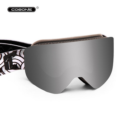 Γυαλιά σκι διπλού στρώματος για άνδρες και γυναίκες, αντι-ομίχλη