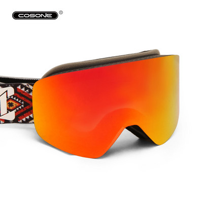 Γυαλιά σκι διπλού στρώματος για άνδρες και γυναίκες, αντι-ομίχλη